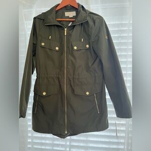 Michael Kors Dark Green Utility Jacket